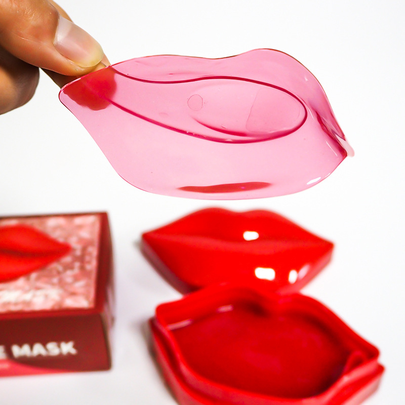 Lip Care Mask Red Night Hydratační a hydratační Dudu Lip Mask Péče o rty