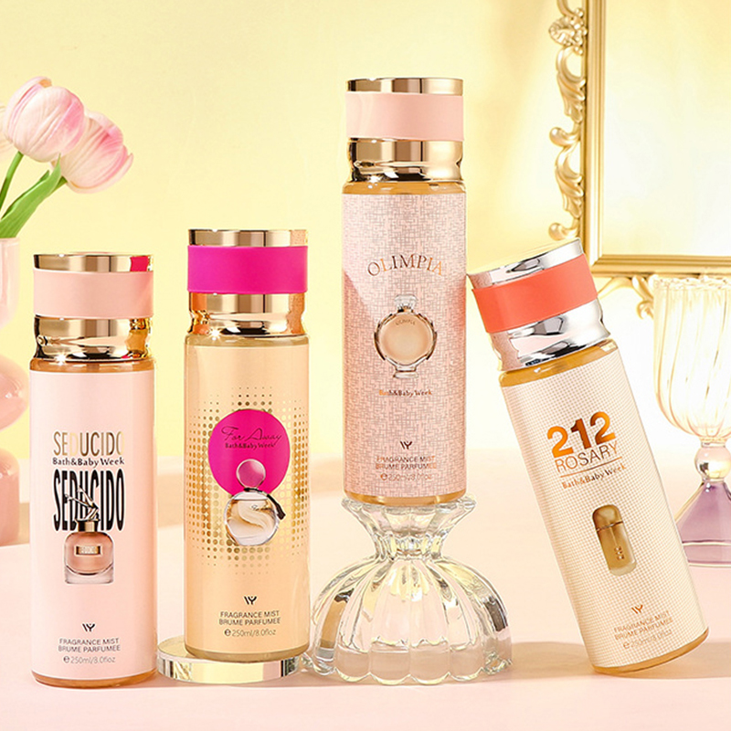 250 ml značkový parfém Sweet Floral Women Body Spray Body Mist Parfums Designer Parfums
