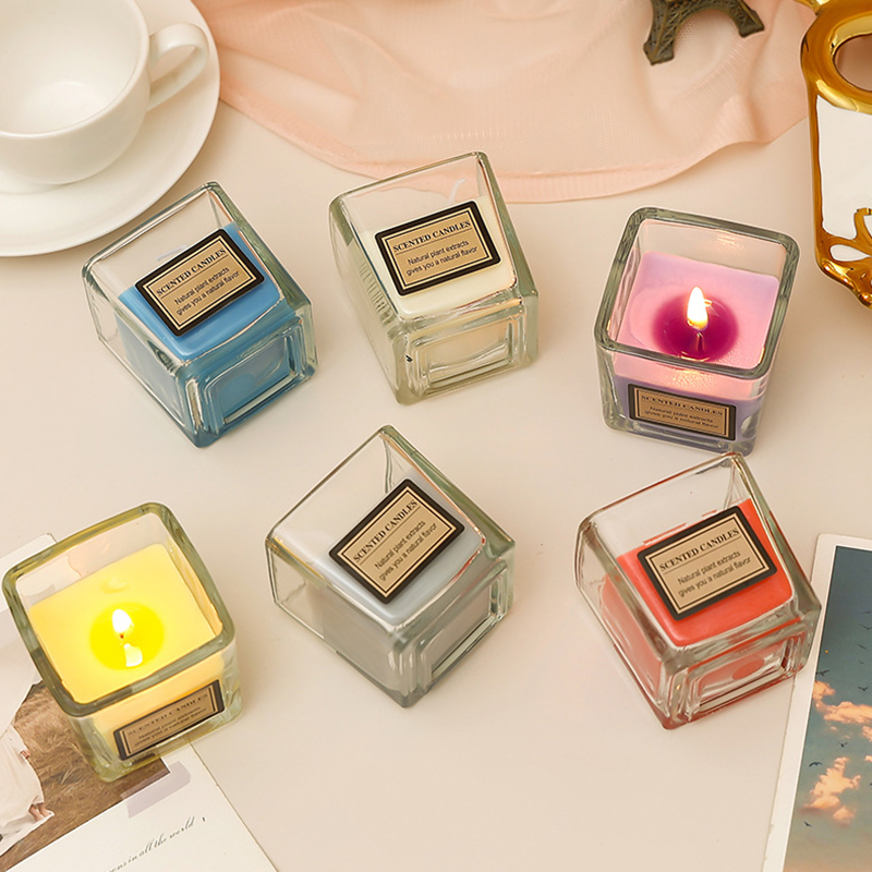 120g Vonné svíčky Vonné domů Silná vůně Dlouhotrvající aromaterapeutické svíčky