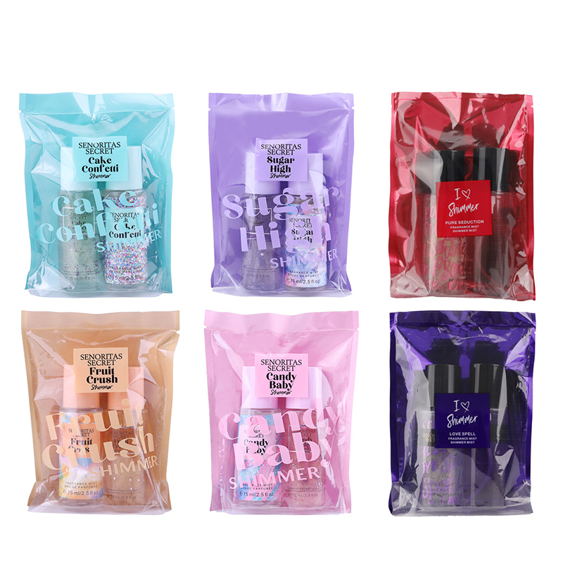Přizpůsobit logo Body Mist Collection Parfém Body Spray Secret Body Mist Set 75 ml*2