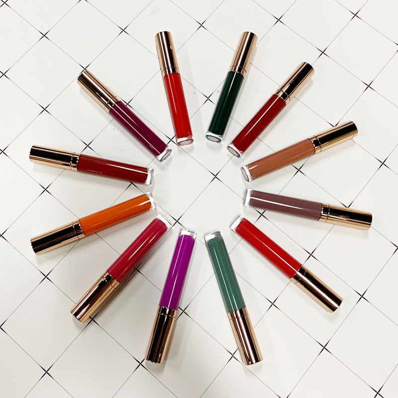 Kosmetika Make Lip Gloss No Label Liquid Matte Lipstick Lip Gloss 30 barev