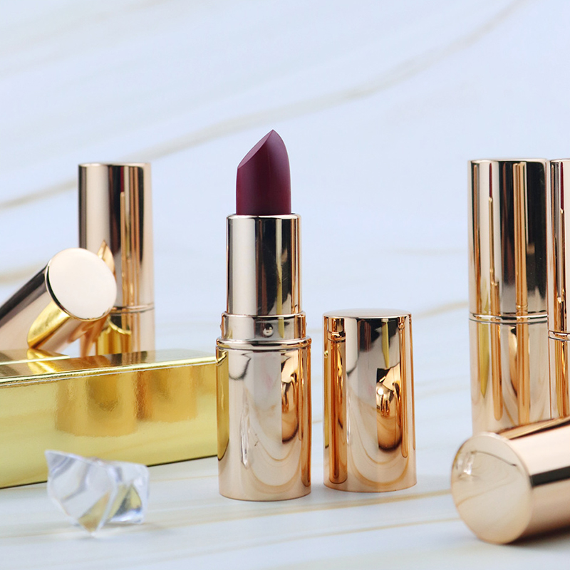 Nude Lipstick Kosmetická sexy červená matná krémová voděodolná rtěnka